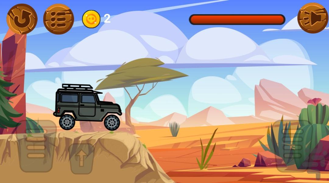 بازی رانندگی با جیپ - Gameplay image of android game