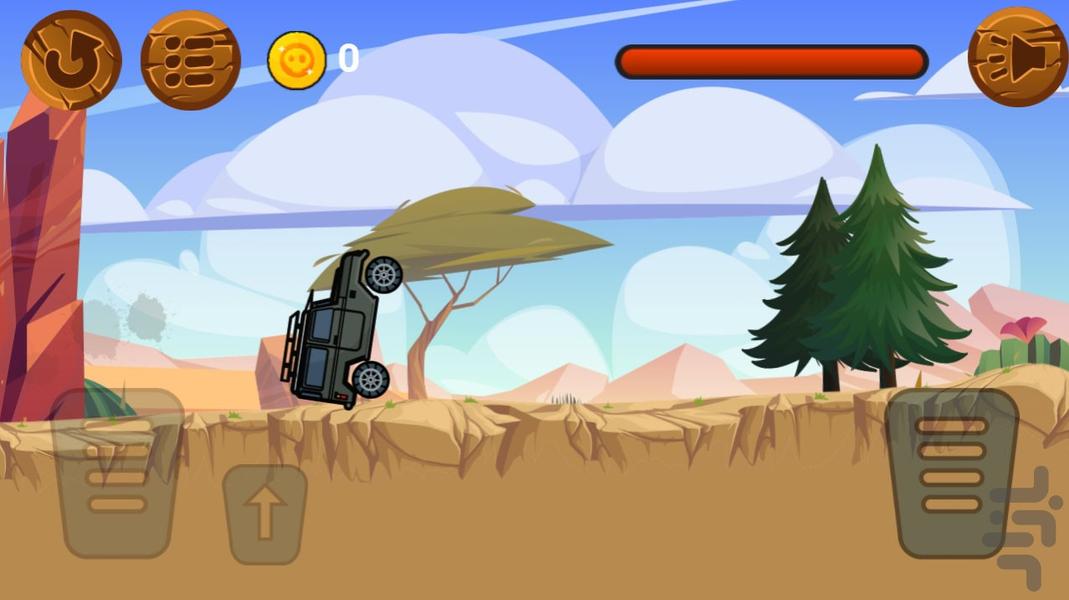 بازی رانندگی با جیپ - Gameplay image of android game