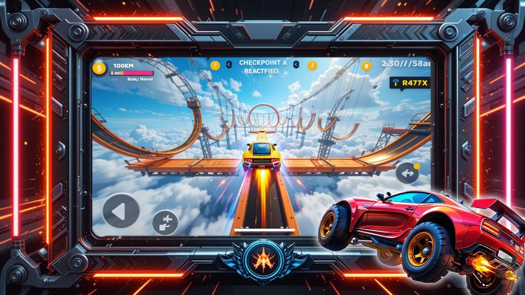 ماشین بازی بی نهایت - Gameplay image of android game