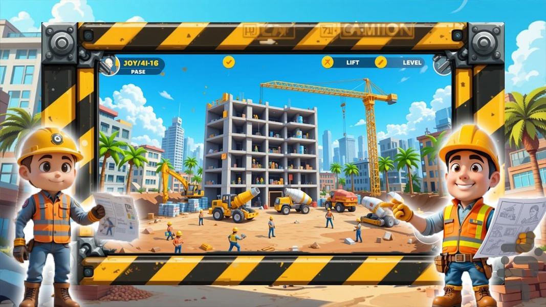 بازی ساخت و ساز - Gameplay image of android game