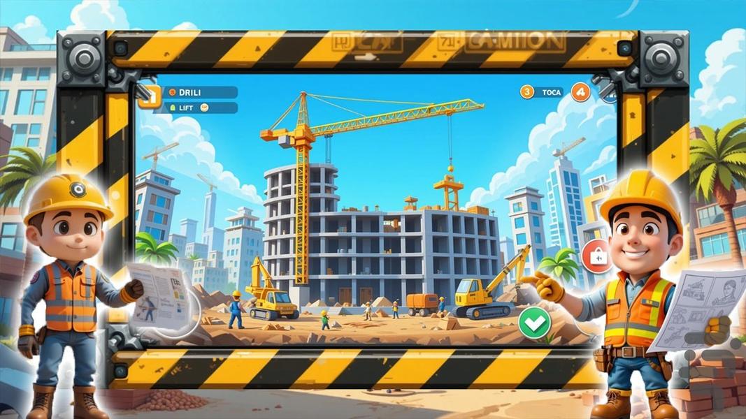 بازی ساخت و ساز - Gameplay image of android game