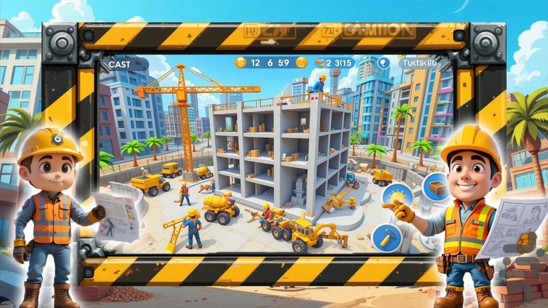 بازی ساخت و ساز - Gameplay image of android game