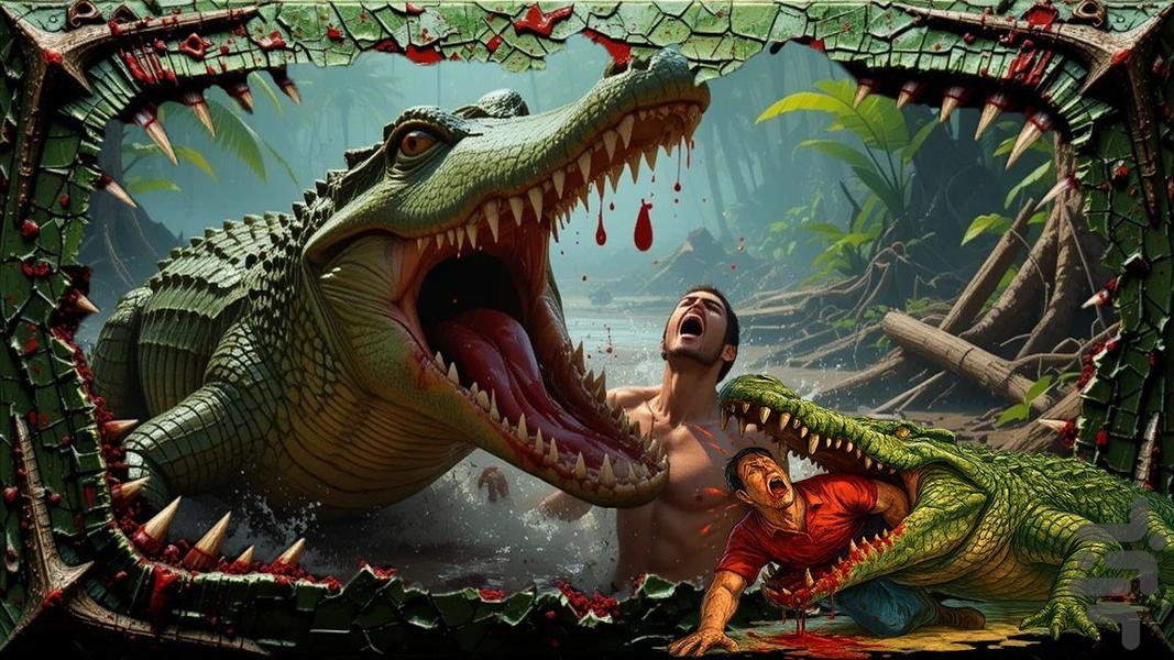 بازی تمساح - Gameplay image of android game