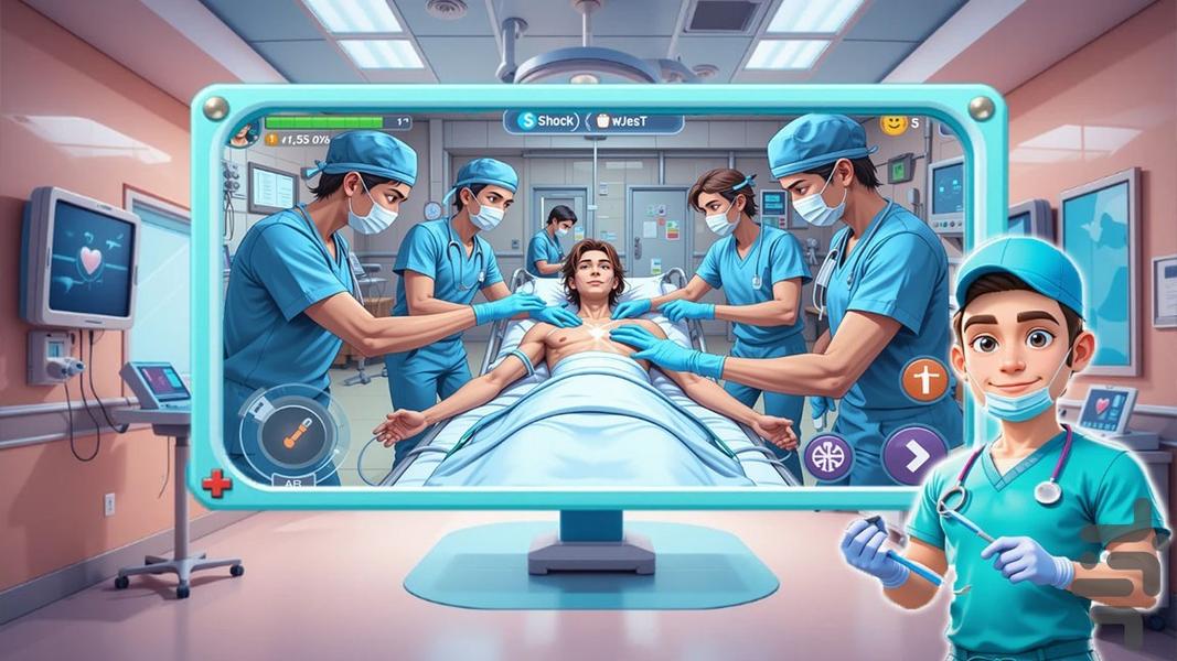 بازی دخترانه دکتری - Gameplay image of android game