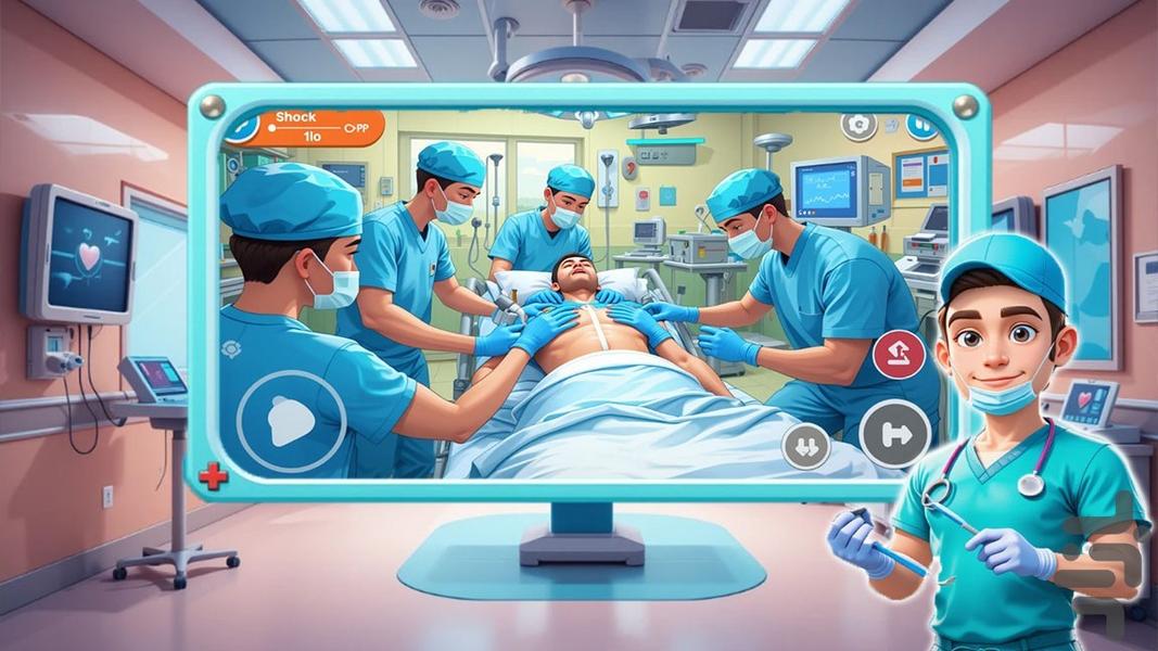بازی دخترانه دکتری - Gameplay image of android game