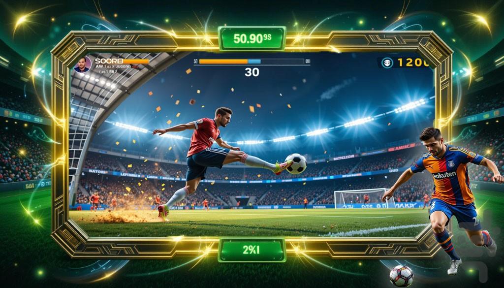 بازی فوتبال - Gameplay image of android game