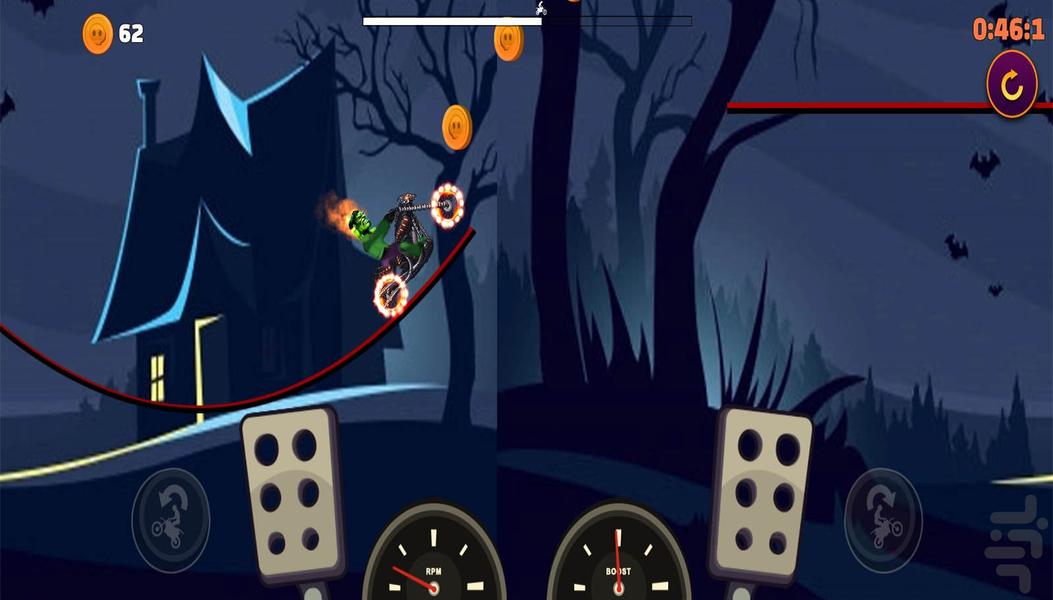 موتورسواری هالک - عکس بازی موبایلی اندروید