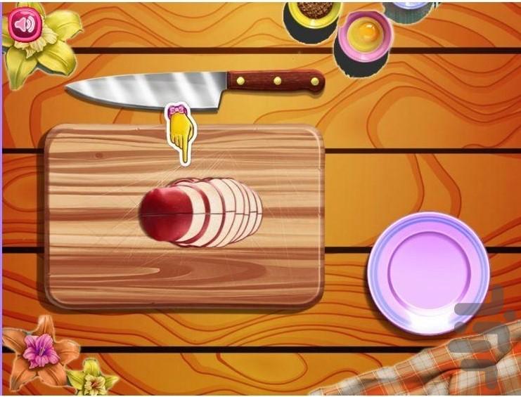 بازی پخت کیک میوه ای | بازی دخترانه - Gameplay image of android game