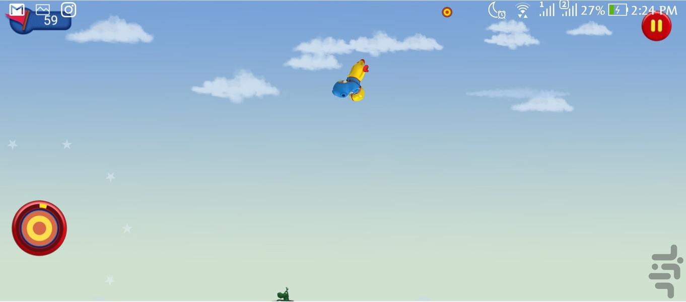 پرتاب کرگدن - عکس بازی موبایلی اندروید