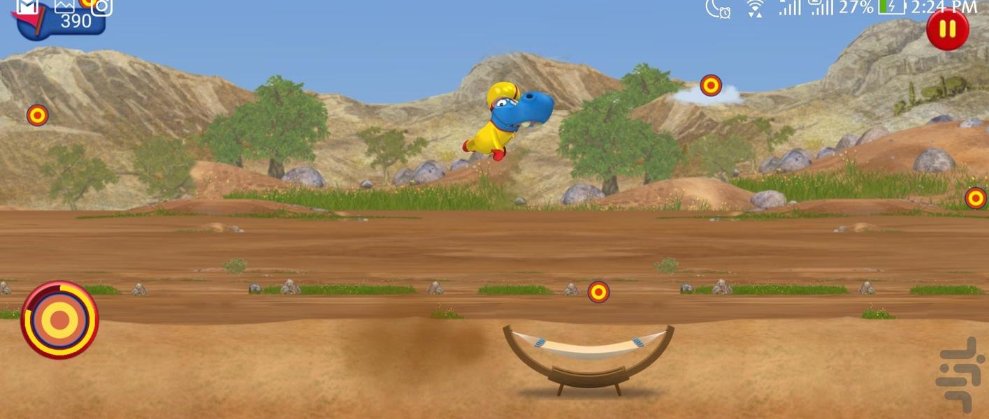پرتاب کرگدن - عکس بازی موبایلی اندروید