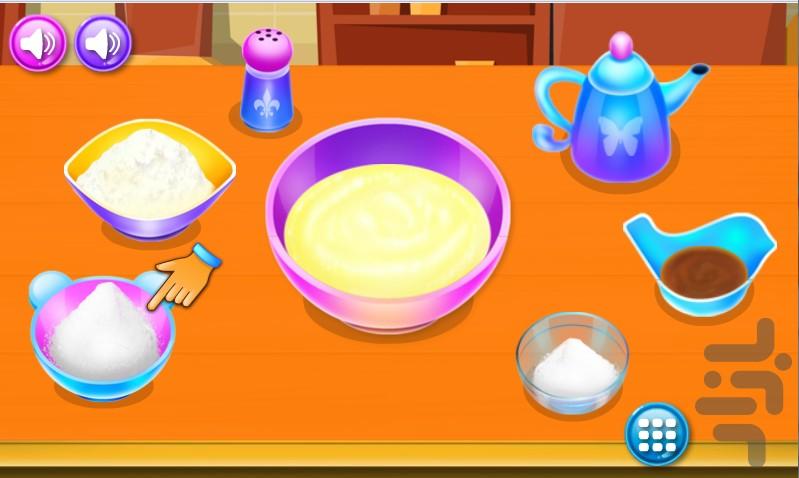 پخت بیسکوییت باغ وحشی - عکس بازی موبایلی اندروید