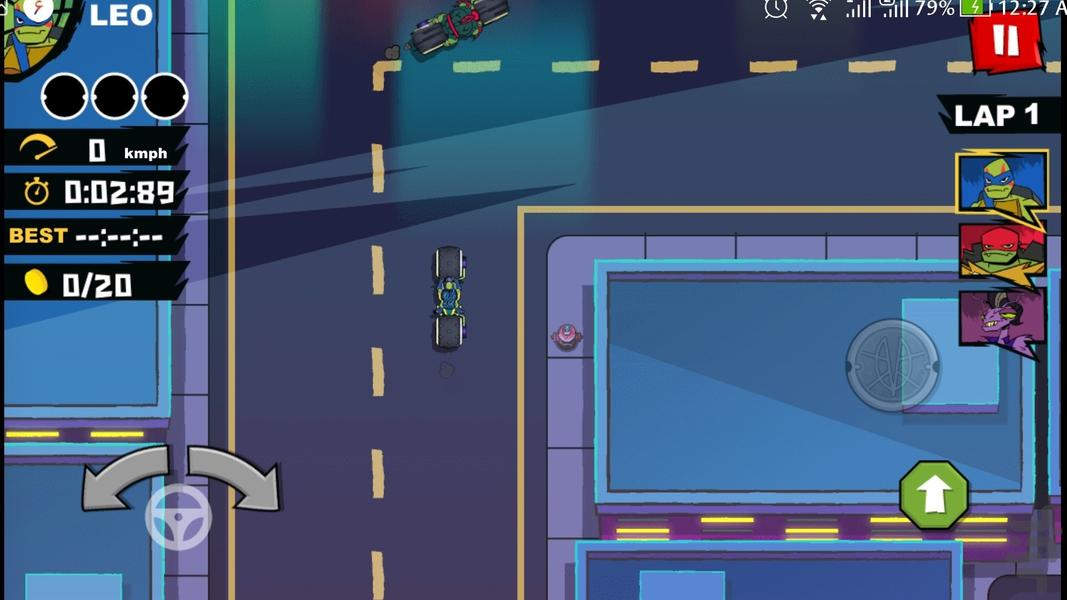 لاک پشت های نینجا موتورسوار - عکس بازی موبایلی اندروید