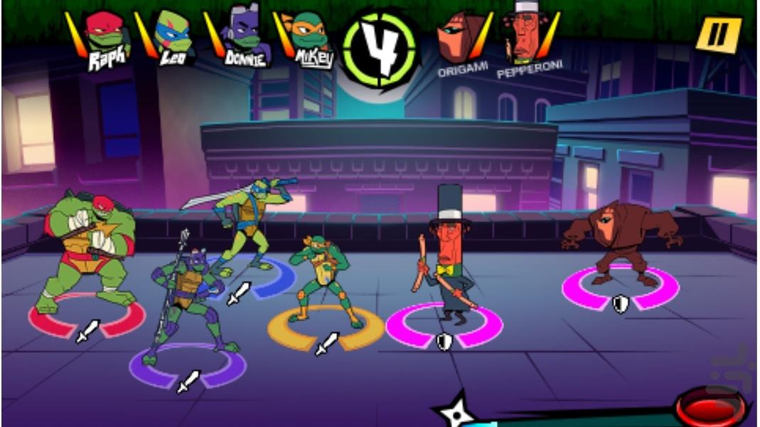 بازی شورش در شهر لاک پشت های نینجا - Gameplay image of android game