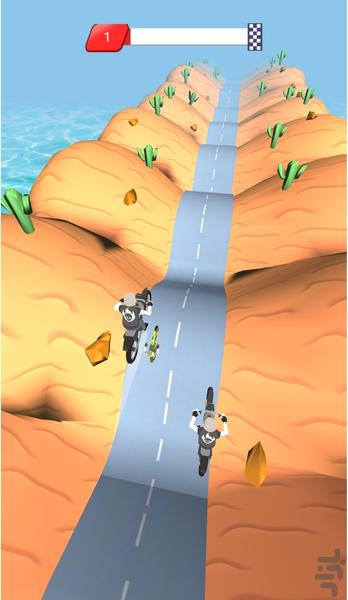 موتورسواری در تپه - عکس بازی موبایلی اندروید