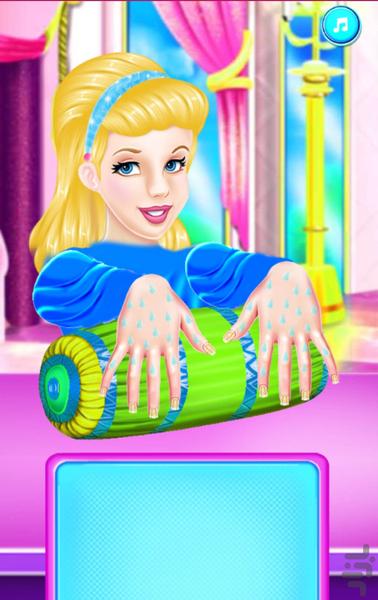 بازی دخترونه سالن زیبایی ناخن - Gameplay image of android game