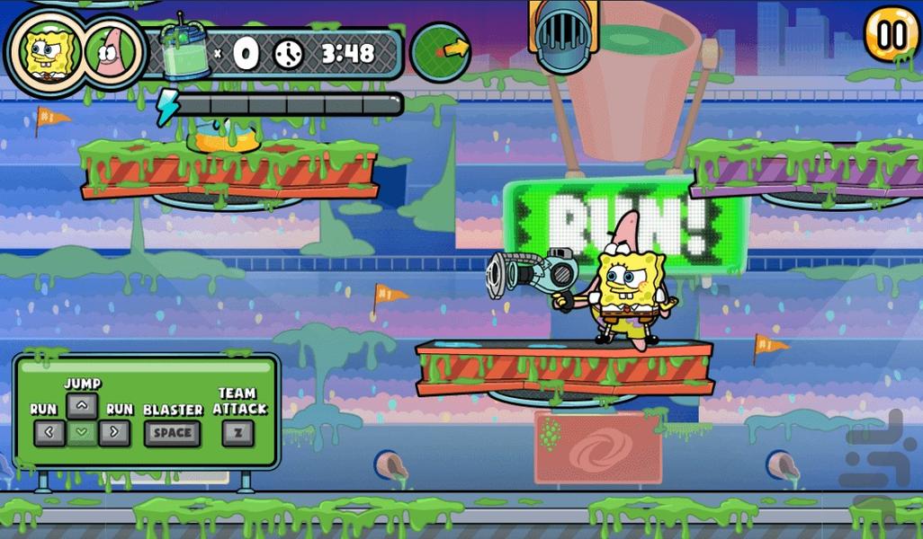 جنگ های باب اسفنجی - Gameplay image of android game