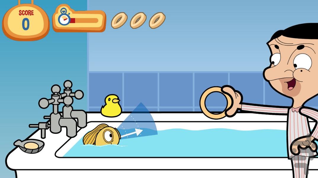 ماهی و مستربین - Gameplay image of android game