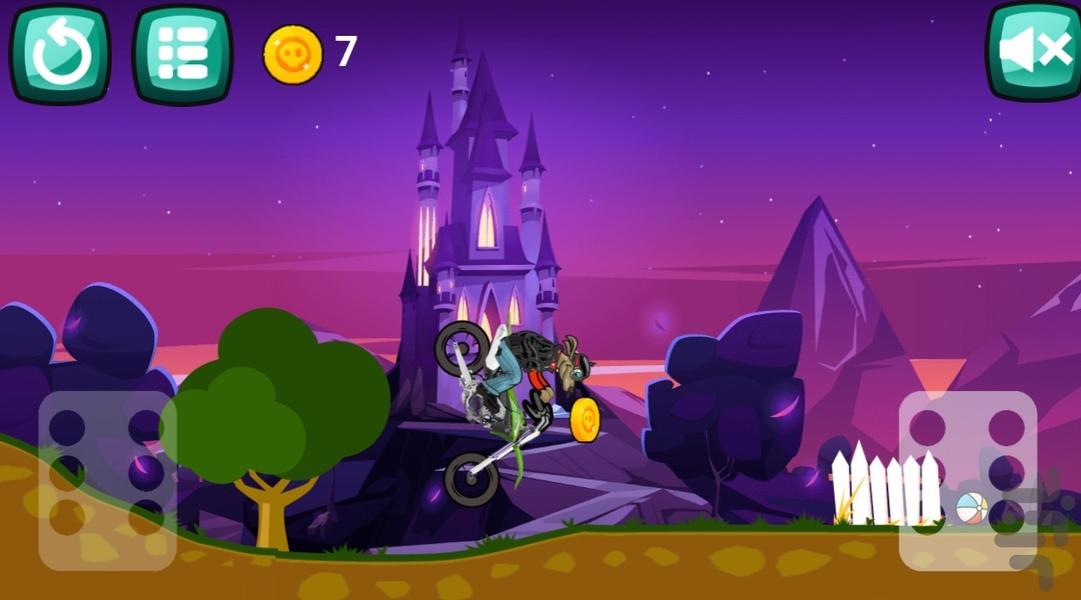 موتورسواری سگ های نگهبان - Gameplay image of android game