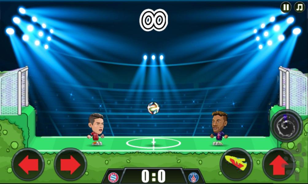 فوتبال کله ای - Gameplay image of android game