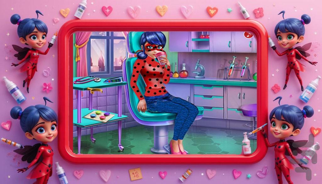 بازی واکسن دختر کفشدوزکی - عکس بازی موبایلی اندروید