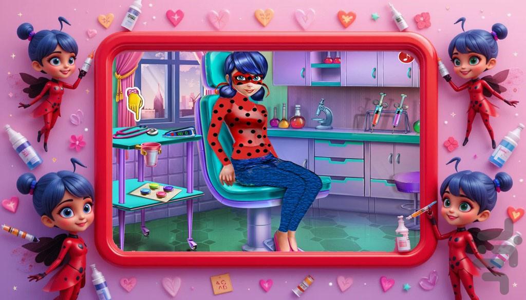 بازی واکسن دختر کفشدوزکی - عکس بازی موبایلی اندروید