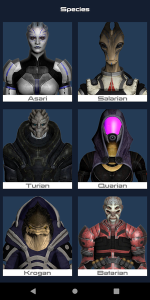 Mass Effect Codex - عکس برنامه موبایلی اندروید