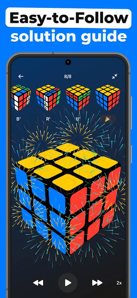 Cube Solver for Rubik's Puzzle - عکس بازی موبایلی اندروید