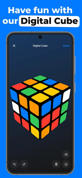 Cube Solver for Rubik's Puzzle - عکس بازی موبایلی اندروید