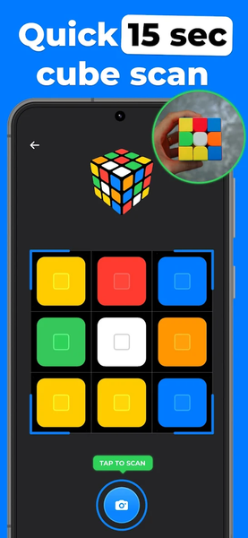 Cube Solver - Scan & Solve - عکس بازی موبایلی اندروید