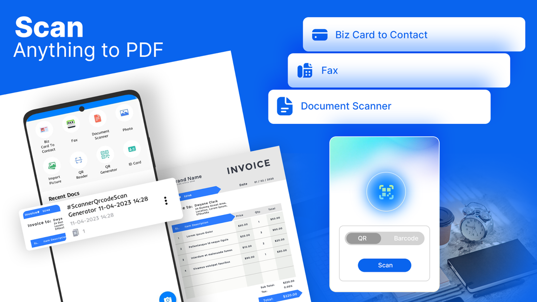 PDF Scanner app: Scanner, OCR - عکس برنامه موبایلی اندروید