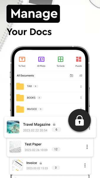 PDF Scanner App - Scan to PDF - عکس برنامه موبایلی اندروید