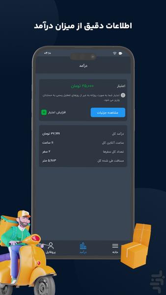 سامانه جامع پیک - Image screenshot of android app