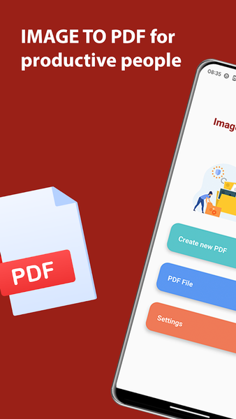 Image to PDF Converter - عکس برنامه موبایلی اندروید