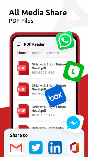 EasyReader: Acrobat Reader - عکس برنامه موبایلی اندروید