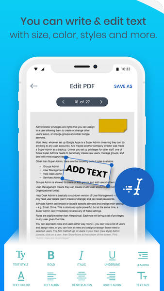 PDF Reader & Editor - Image screenshot of android app