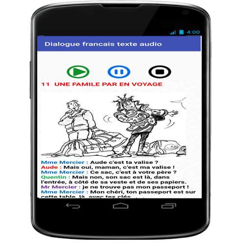 Dialogues en Français A۱-A۲ - عکس برنامه موبایلی اندروید