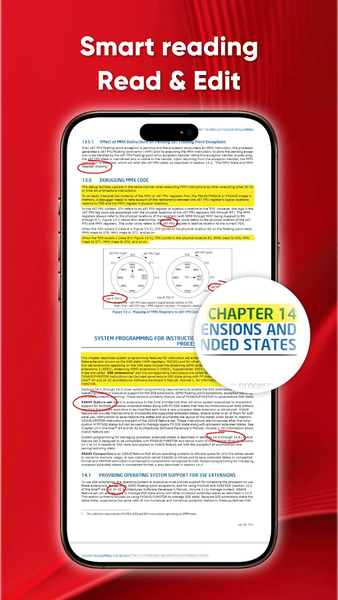 PDF Reader Smart Reading - عکس برنامه موبایلی اندروید