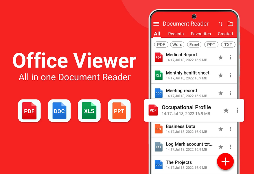 PDF Reader - Document Reader - عکس برنامه موبایلی اندروید