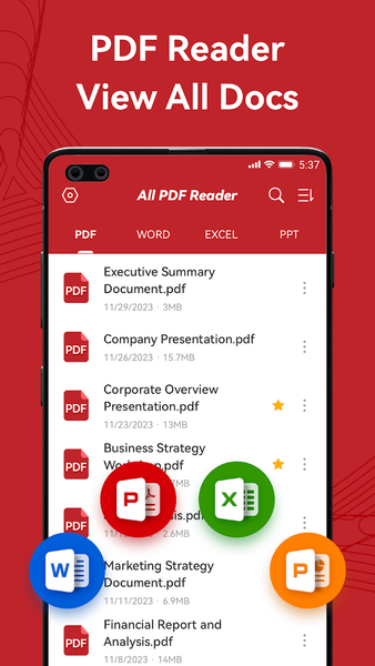 PDF Reader Pro- All PDF Viewer - عکس برنامه موبایلی اندروید