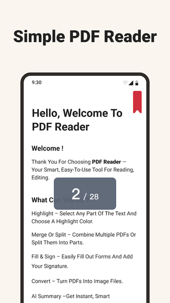 PDF Reader – Reader & Editor - عکس برنامه موبایلی اندروید