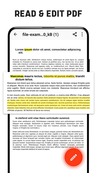 PDF Reader and PDF Editor App - Image screenshot of android app