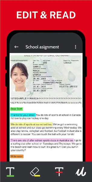 PDF Reader - PDF Viewer App - عکس برنامه موبایلی اندروید