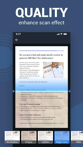 PDF Scanner App - AltaScanner - عکس برنامه موبایلی اندروید