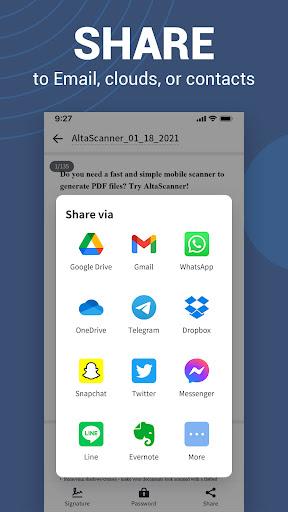 PDF Scanner App - AltaScanner - عکس برنامه موبایلی اندروید