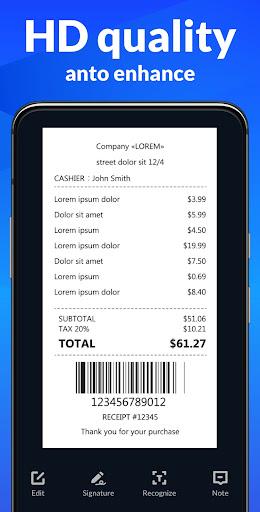 PDF Scanner - Document Scanner - Image screenshot of android app
