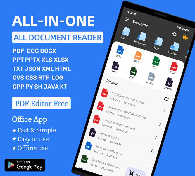PDF Editor: PDF Fill & Sign - عکس برنامه موبایلی اندروید