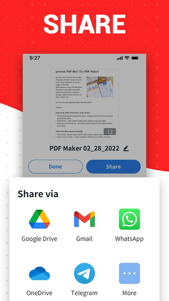Image to PDF: JPG to PDF Maker - عکس برنامه موبایلی اندروید