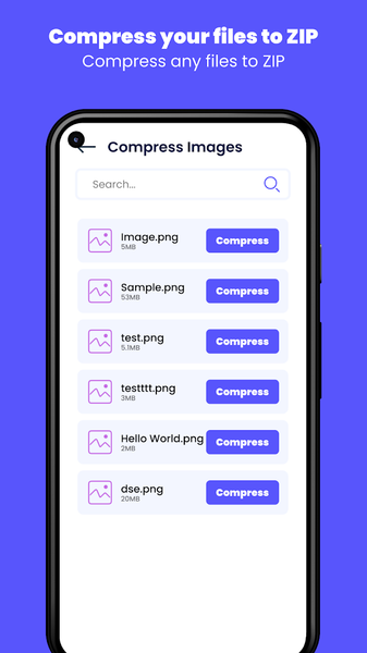 File Compressor: Compress File - عکس برنامه موبایلی اندروید