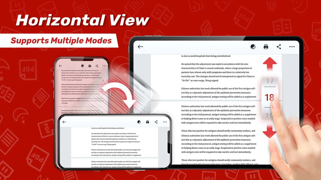PDF Viewer: E-Book PDF Reader - عکس برنامه موبایلی اندروید