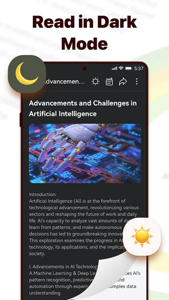 PDF Reader: Convert, Read PDF - عکس برنامه موبایلی اندروید
